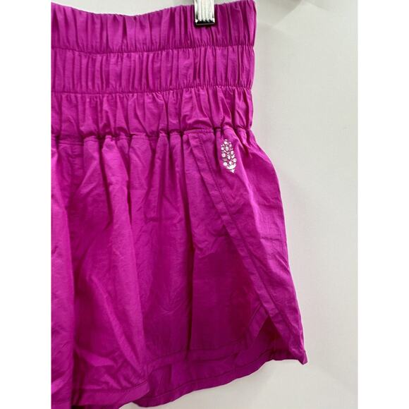 FP Movement by Free People Pink Purple The Way Home Hight Waisted Shorts Small - Picture 3 of 9